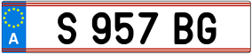 Truck License Plate